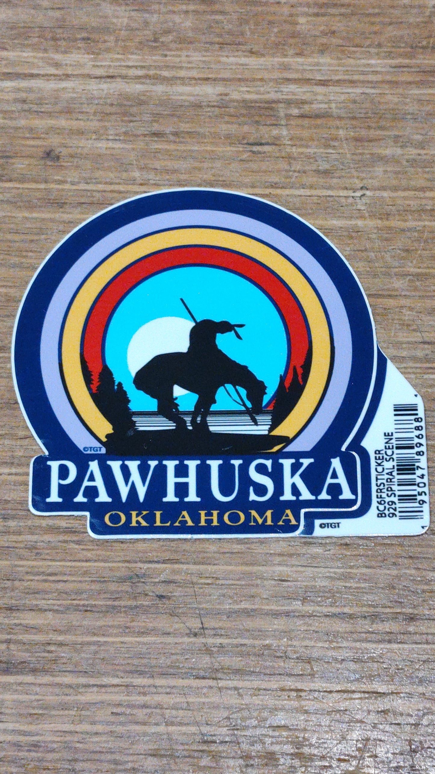 End of the Trail Pawhuska, OK - sticker