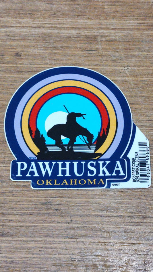 End of the Trail Pawhuska, OK - sticker