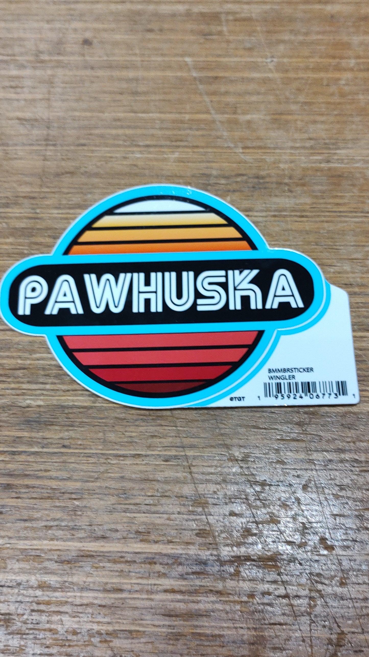 Round Pawhuska, OK - sticker
