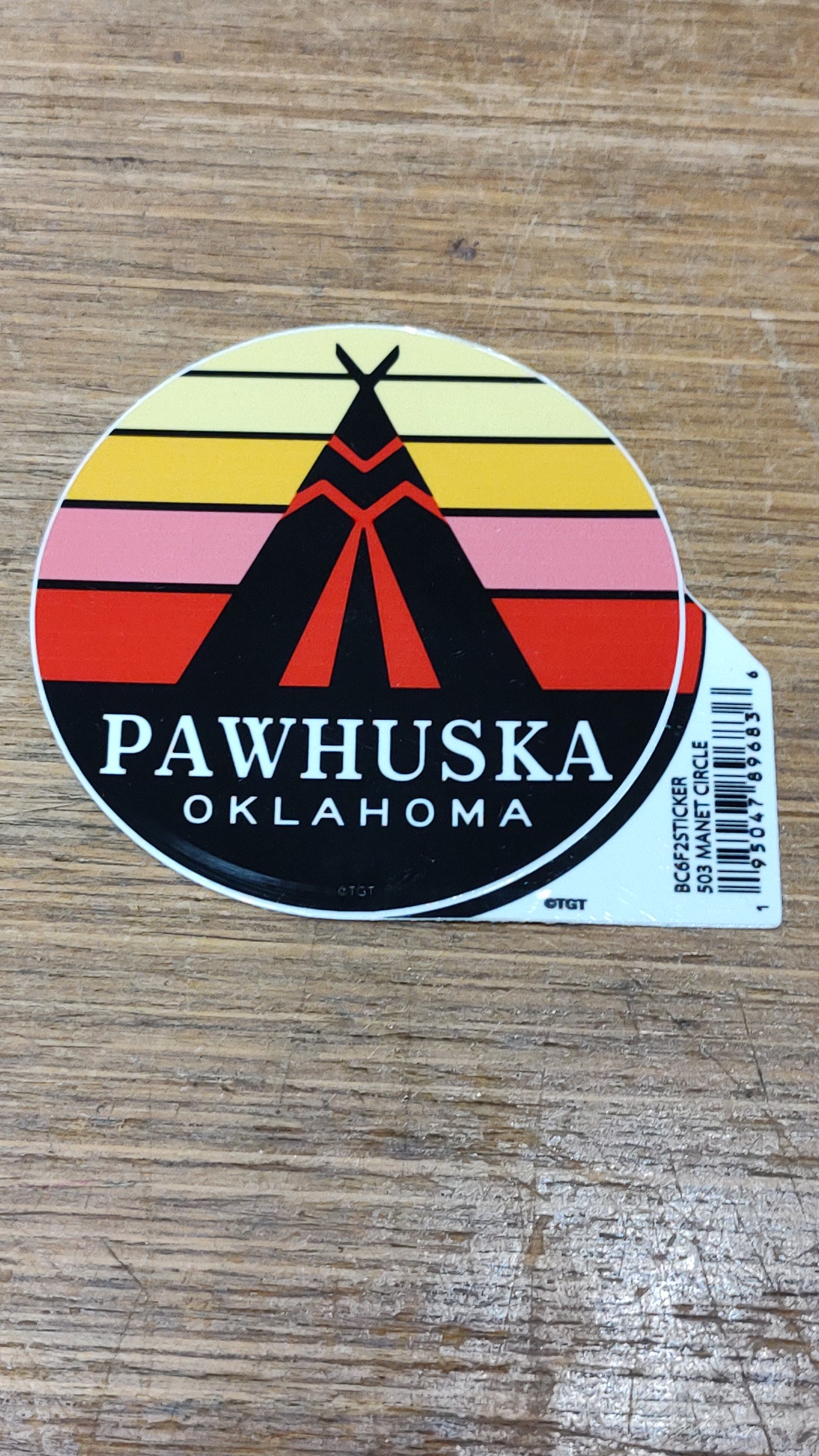 Tipi Pawhuska, OK - sticker