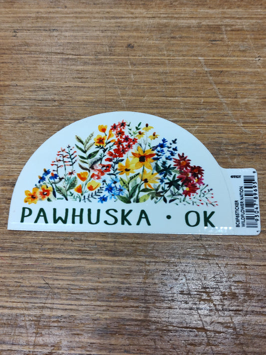 Wildflowers Pawhuska, OK - sticker