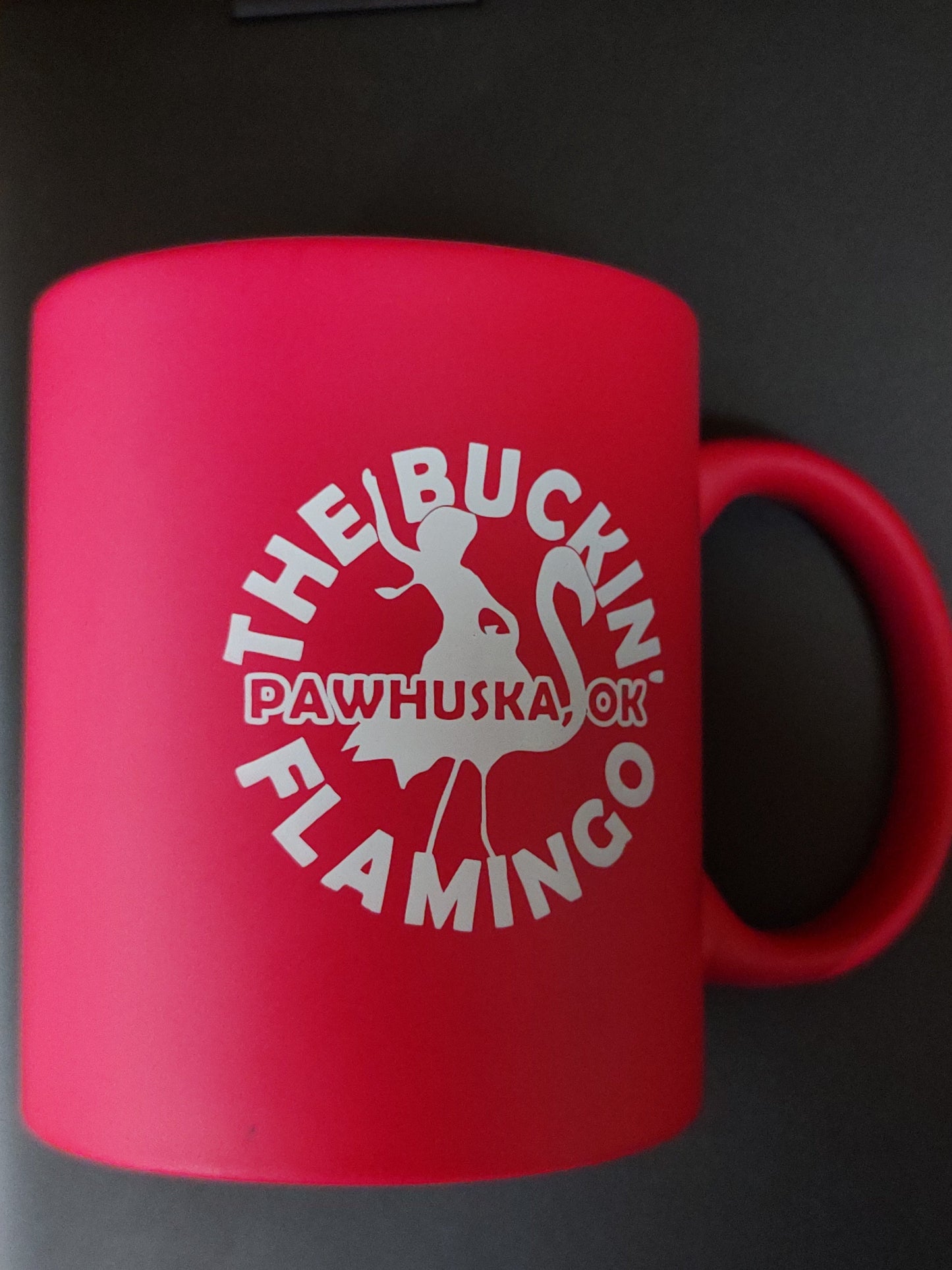 Mug - Hot Pink / Buckin' Flamingo Pawhuska, OK