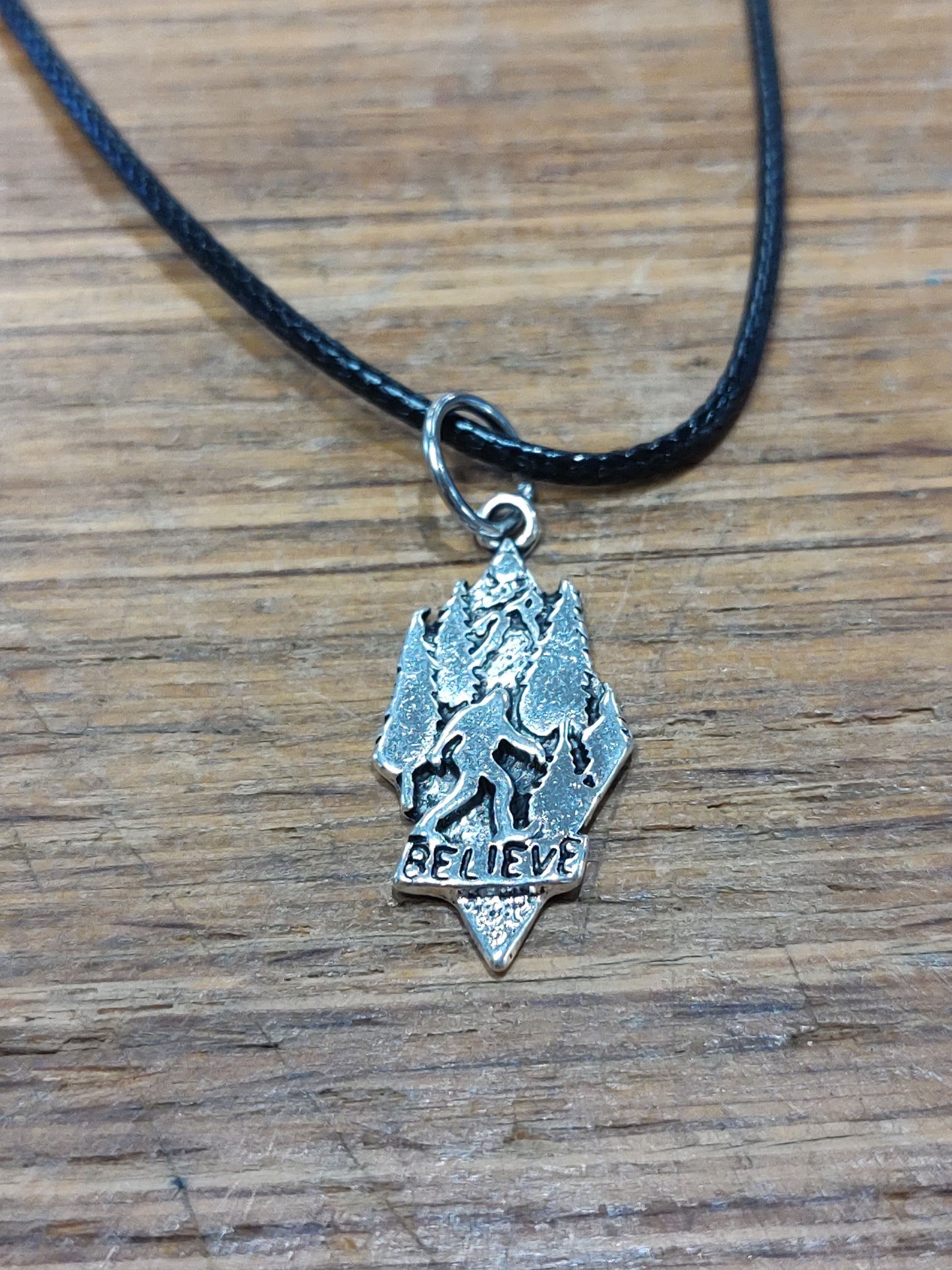 Sasquatch Forest BELIEVE necklace