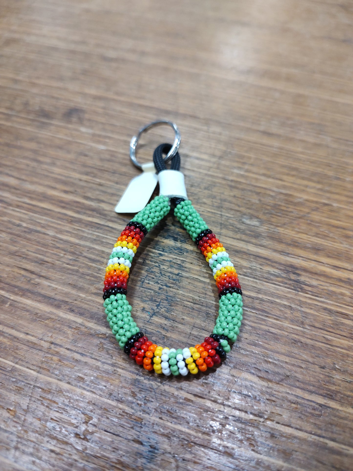 Seed Bead Loop keychain