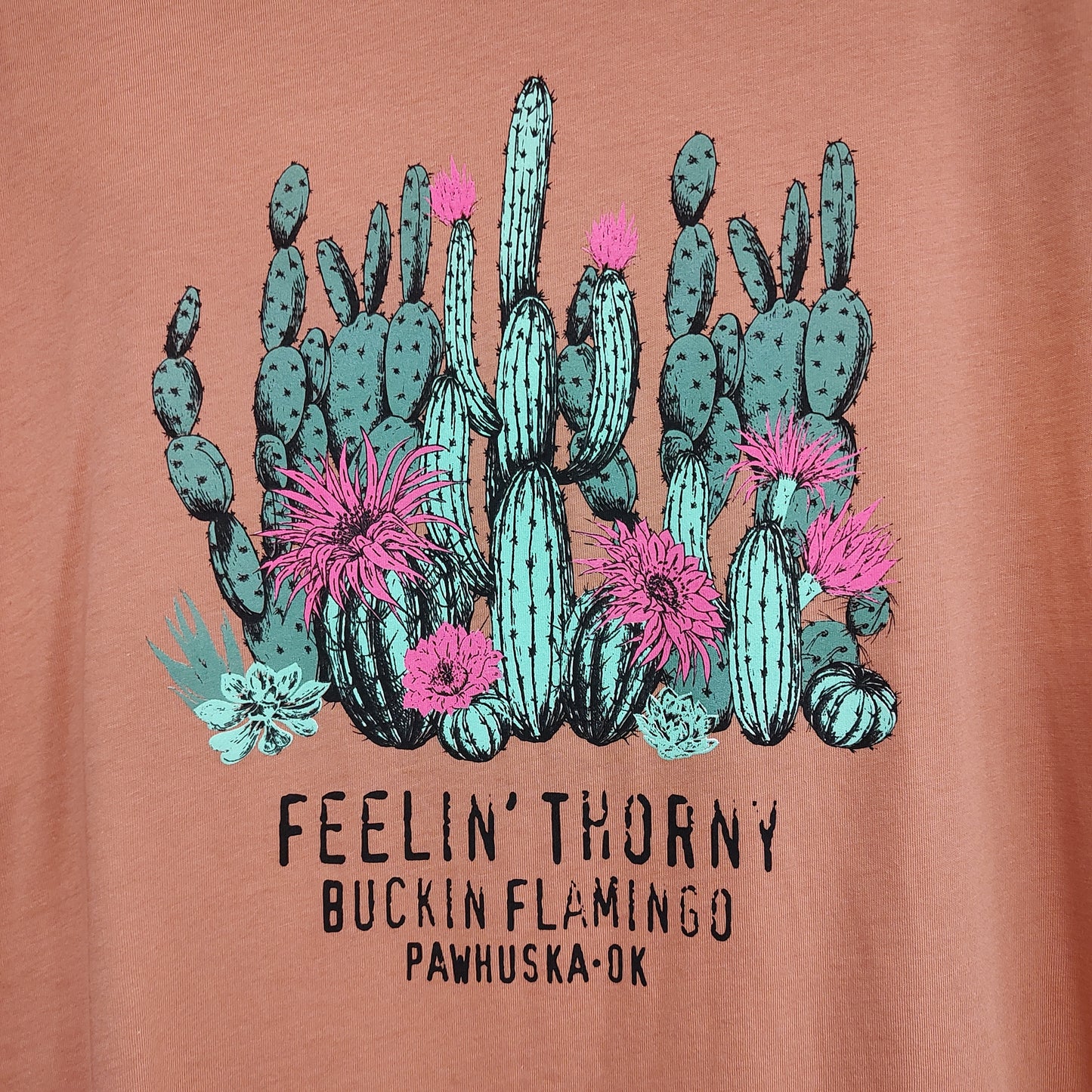 Feelin' Thorny - Buckin' Flamingo Pawhuska, OK Shirt
