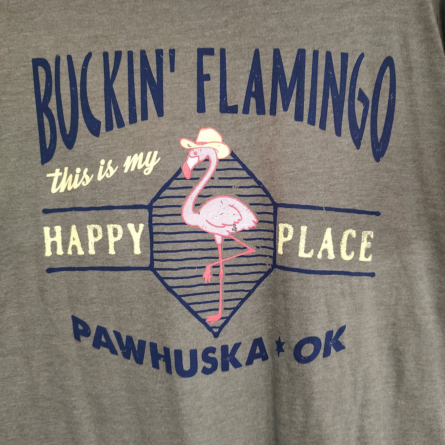 Buckin' Flamingo This is my Happy Place Shirt