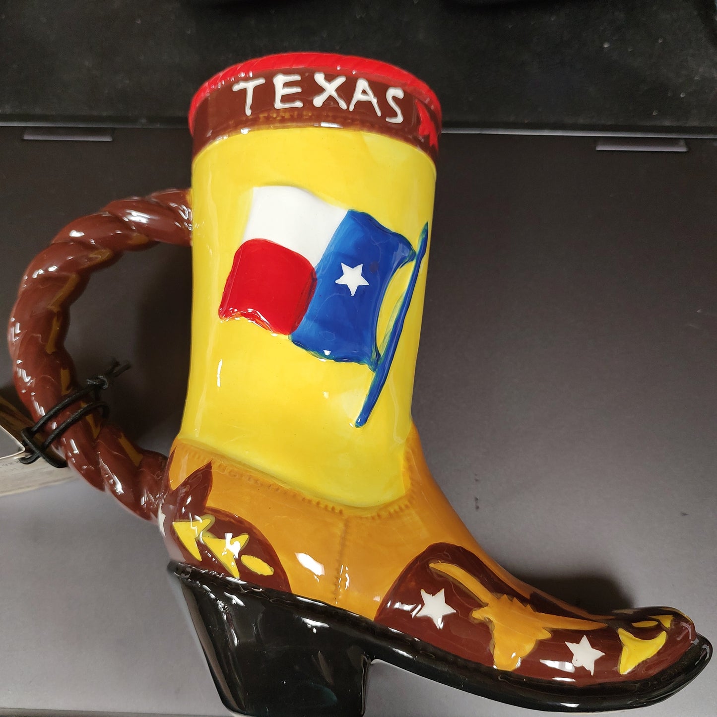 Vintage Texas Cowboy Boot Mug
