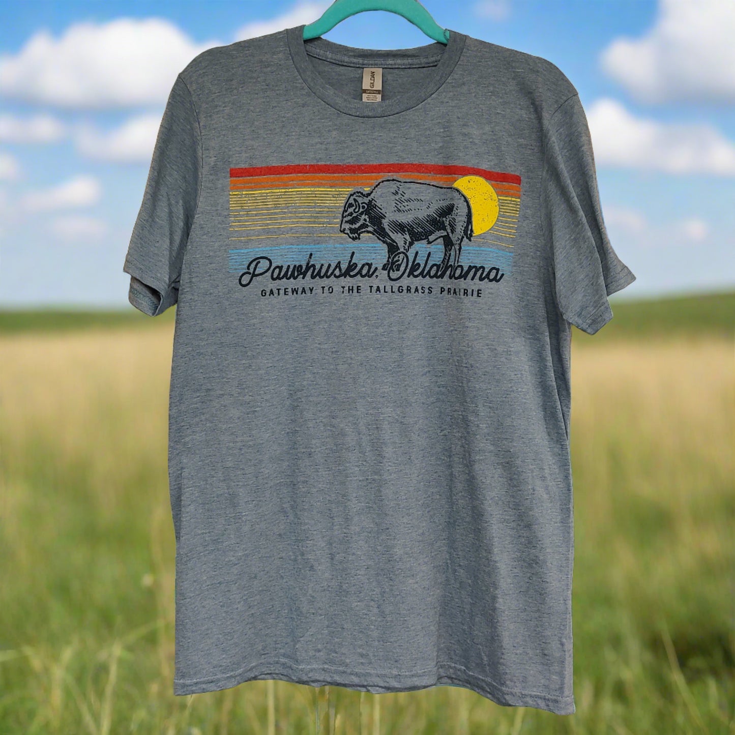 Heather Indigo Gateway to the Tallgrass Shirt