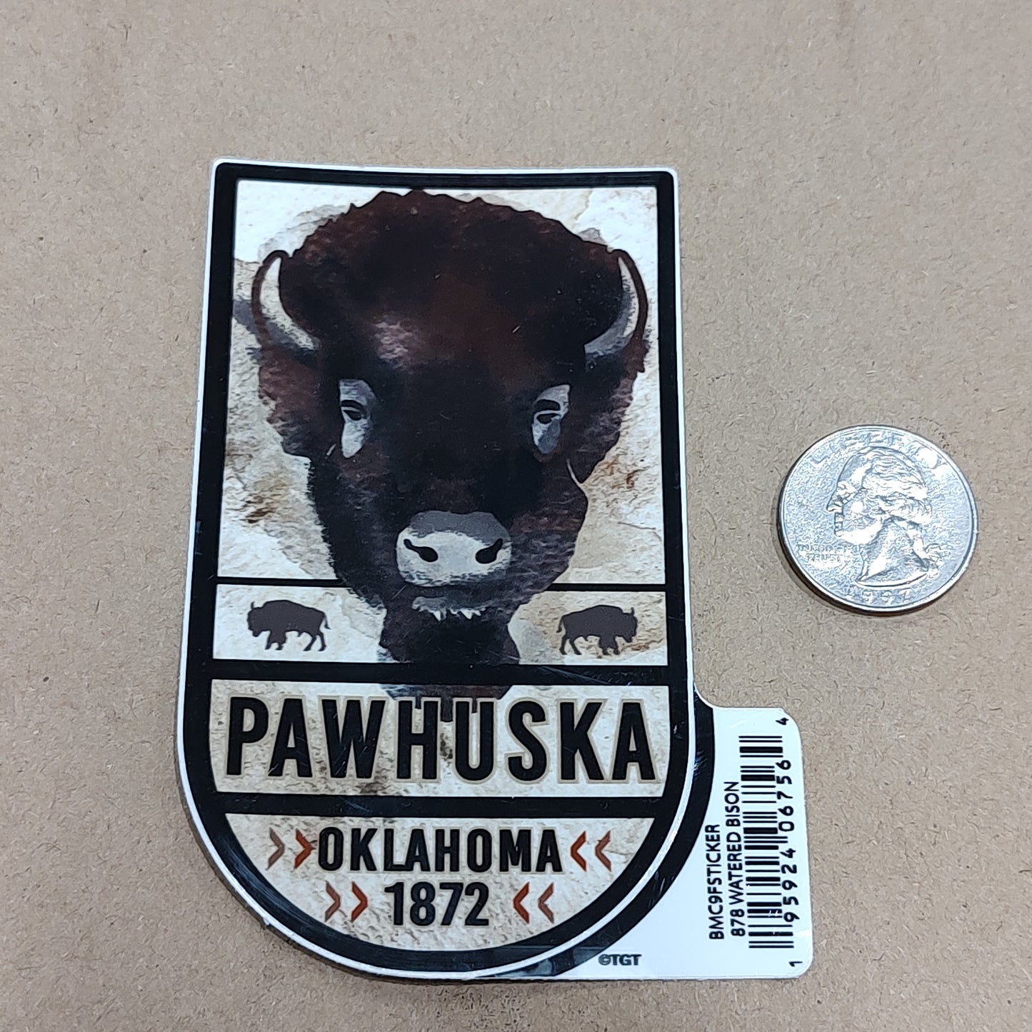 Buffalo 1872 - Pawhuska, OK - sticker