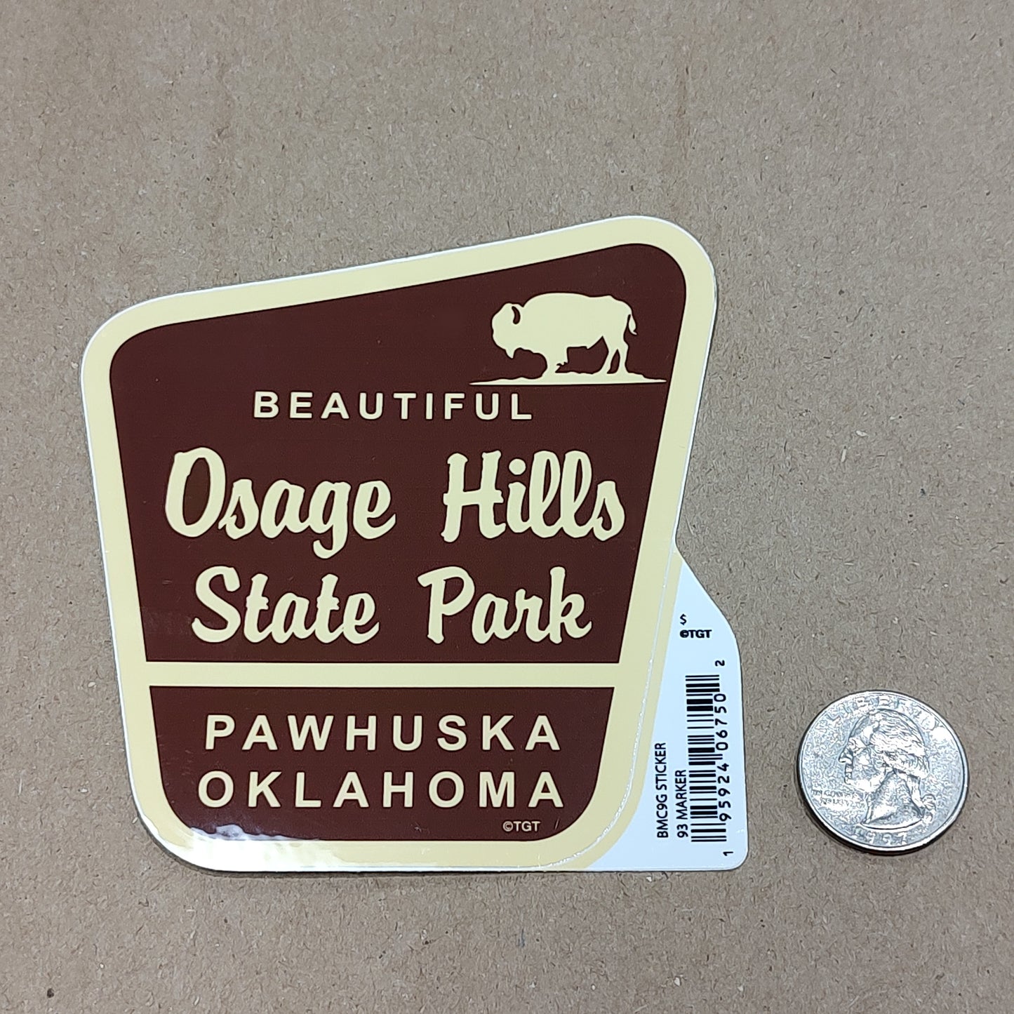 Osage Hills State Park Pawhuska, OK - sticker