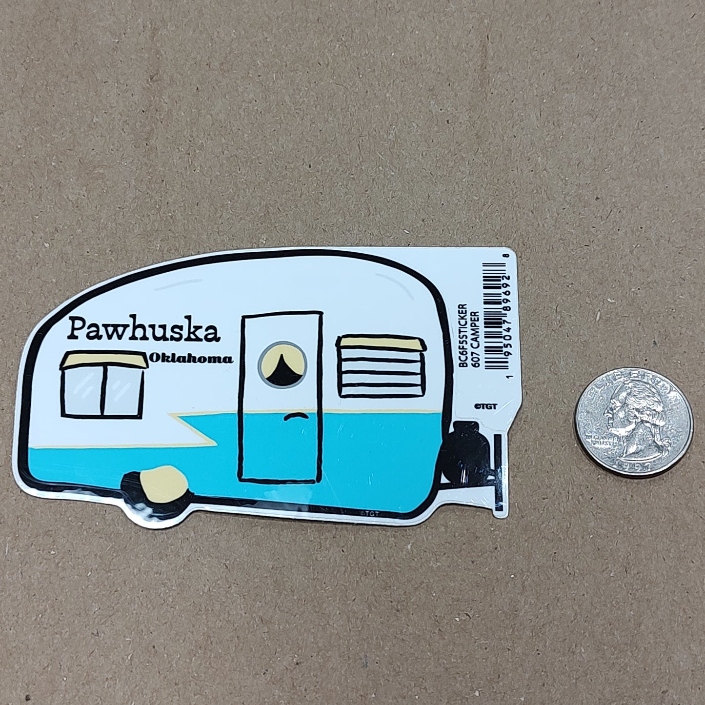 Pawhuska, OK camper - sticker