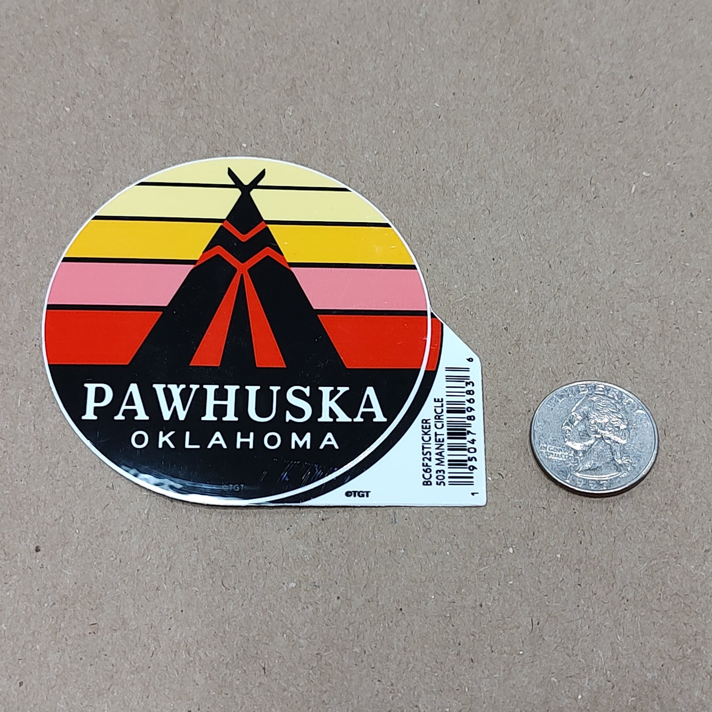 Tipi Pawhuska, OK - sticker