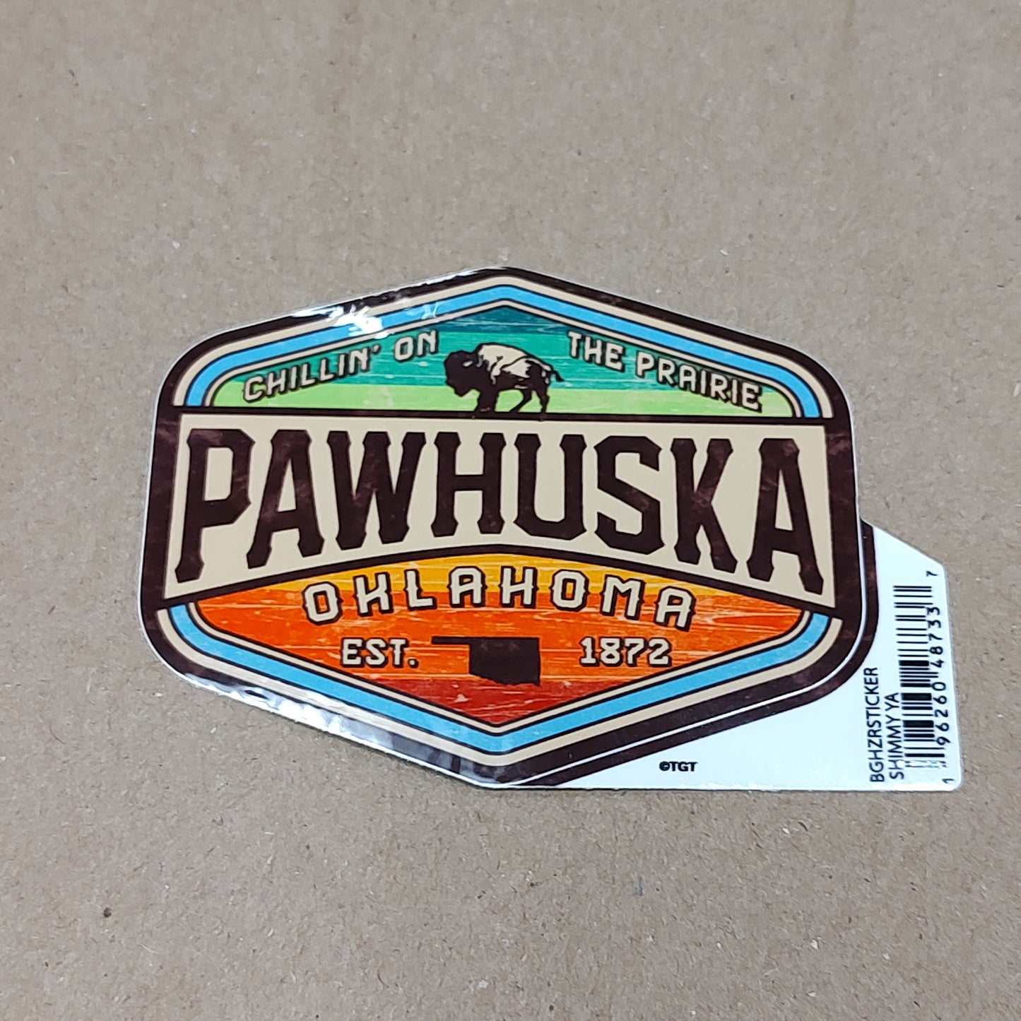 Chillin' On The Prairie - sticker
