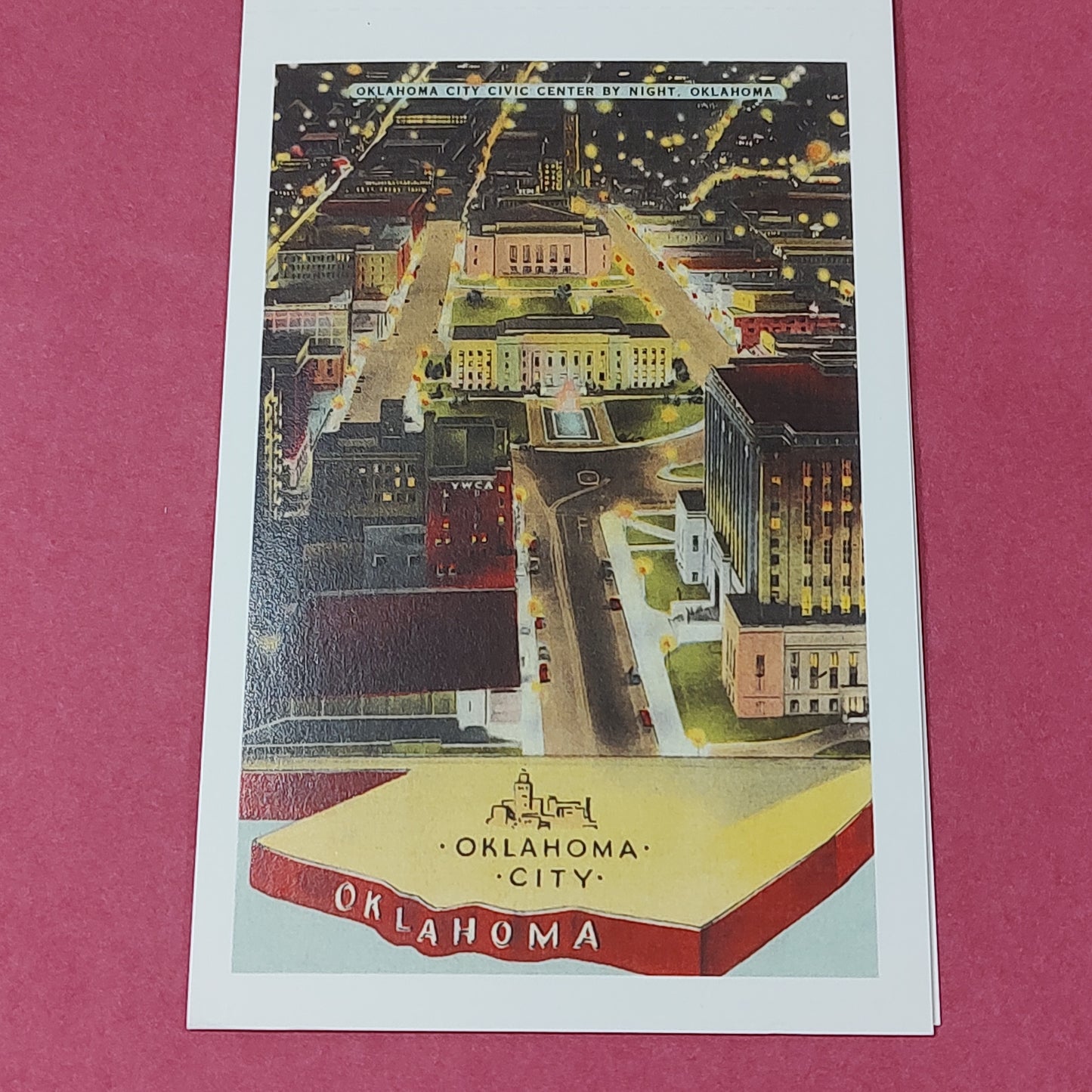 Oklahoma Souvenir Post Card Booklet