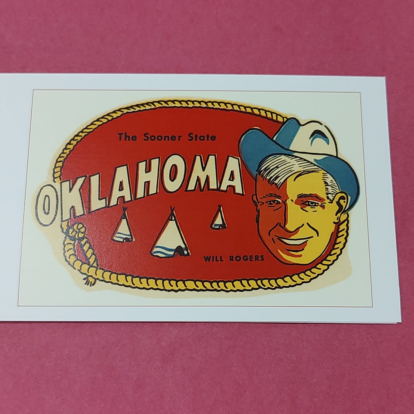 Oklahoma Souvenir Post Card Booklet