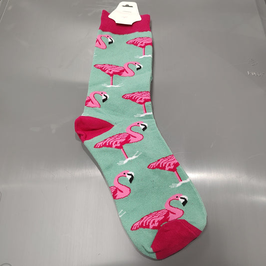 Flamingo Women Crew Sock