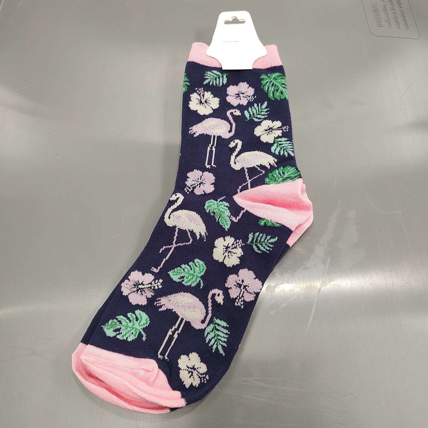 Flamingo Women Crew Sock