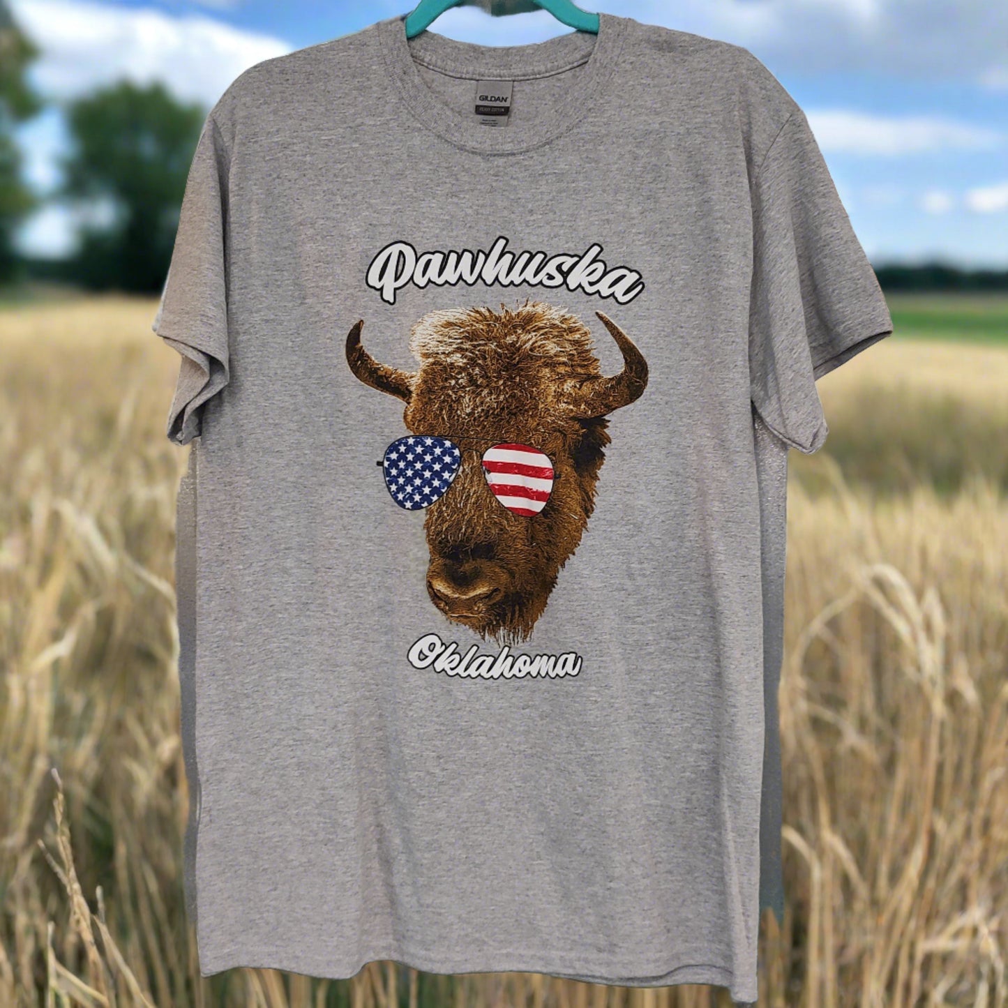 Red, White, and Blue Sunglasses Buffalo Shirt