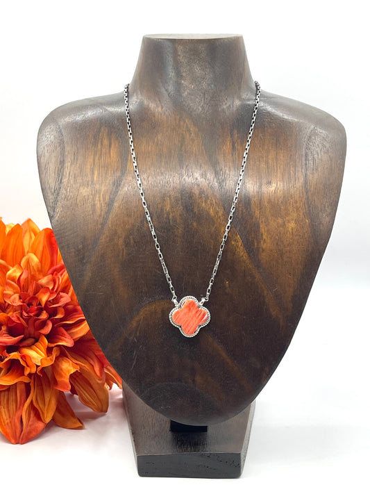16" Spiny Oyster Clover Necklace