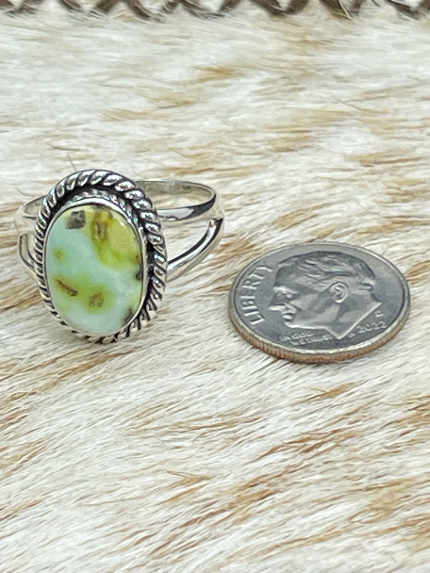 8.0 Palomino Turquoise Ring