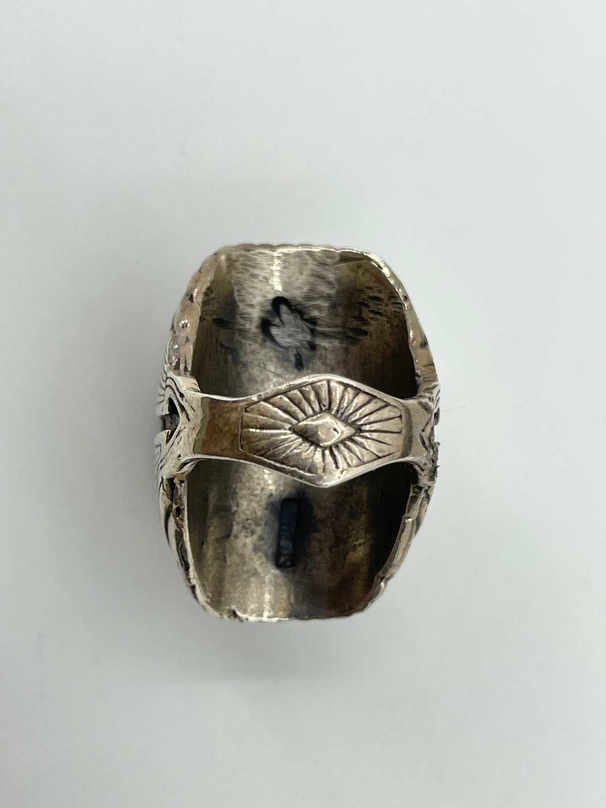 9.0 Royston Turquoise Ring by Steven Nez, Navajo
