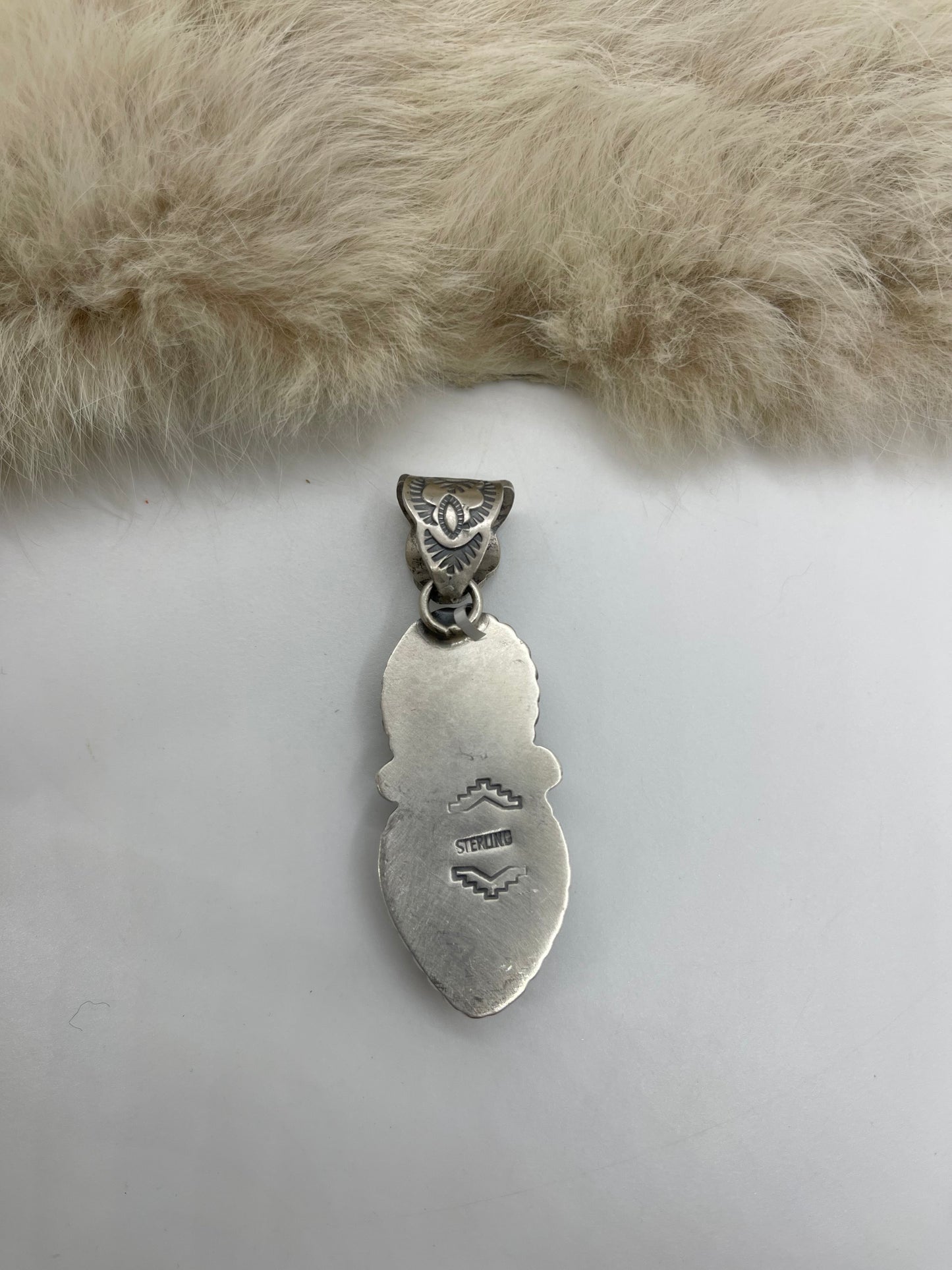 10mm Bail L2 Stone Golden Hills Turquoise Pendant