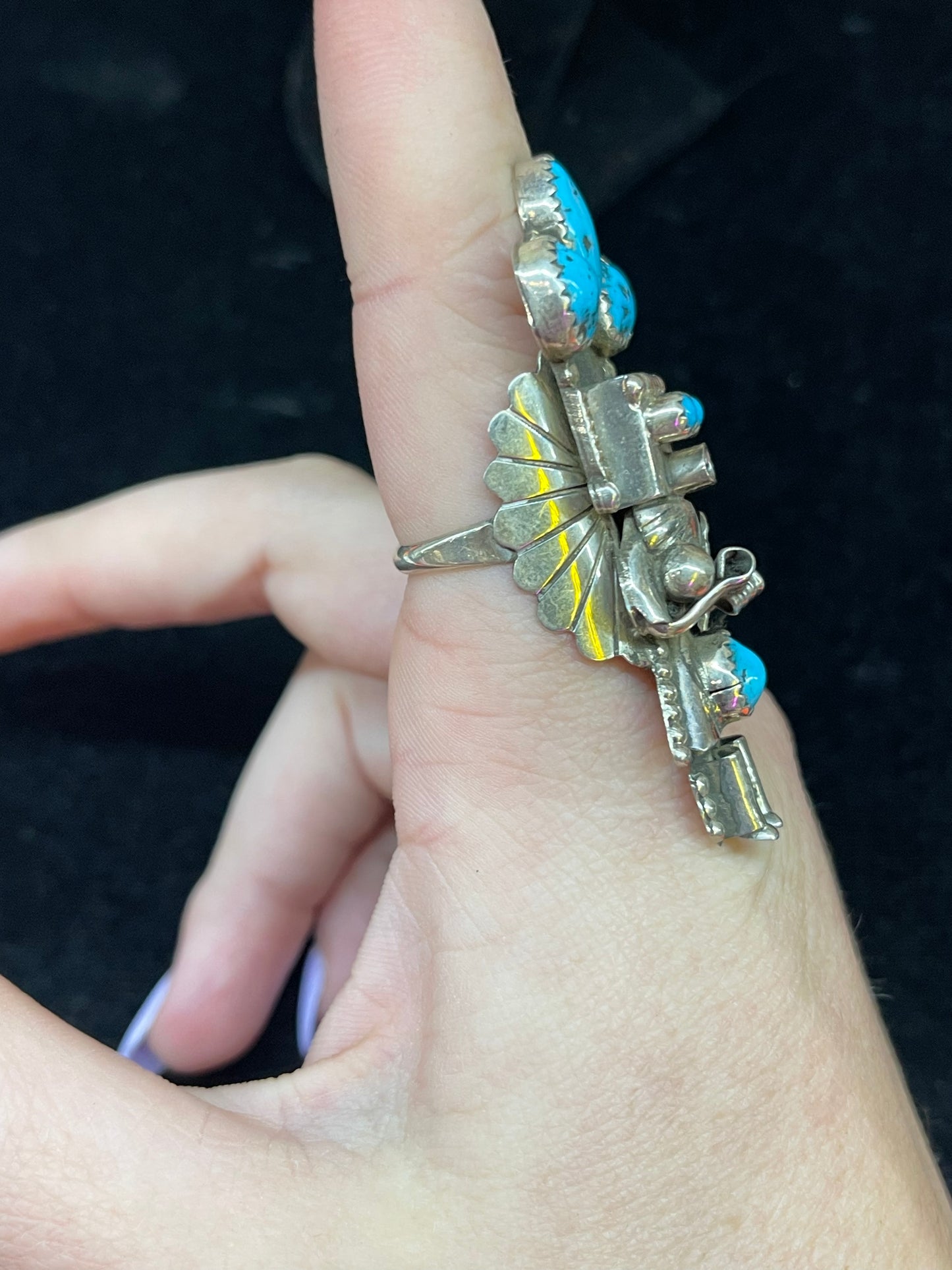 Turquoise Kachina Ring