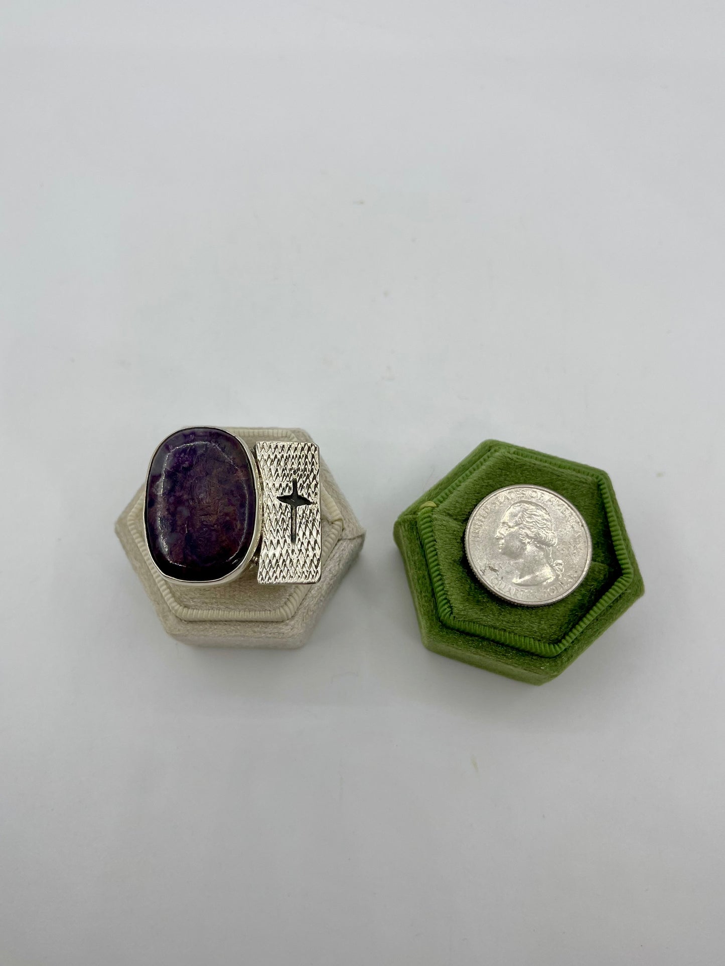 9.5 Oval Sodalite ring