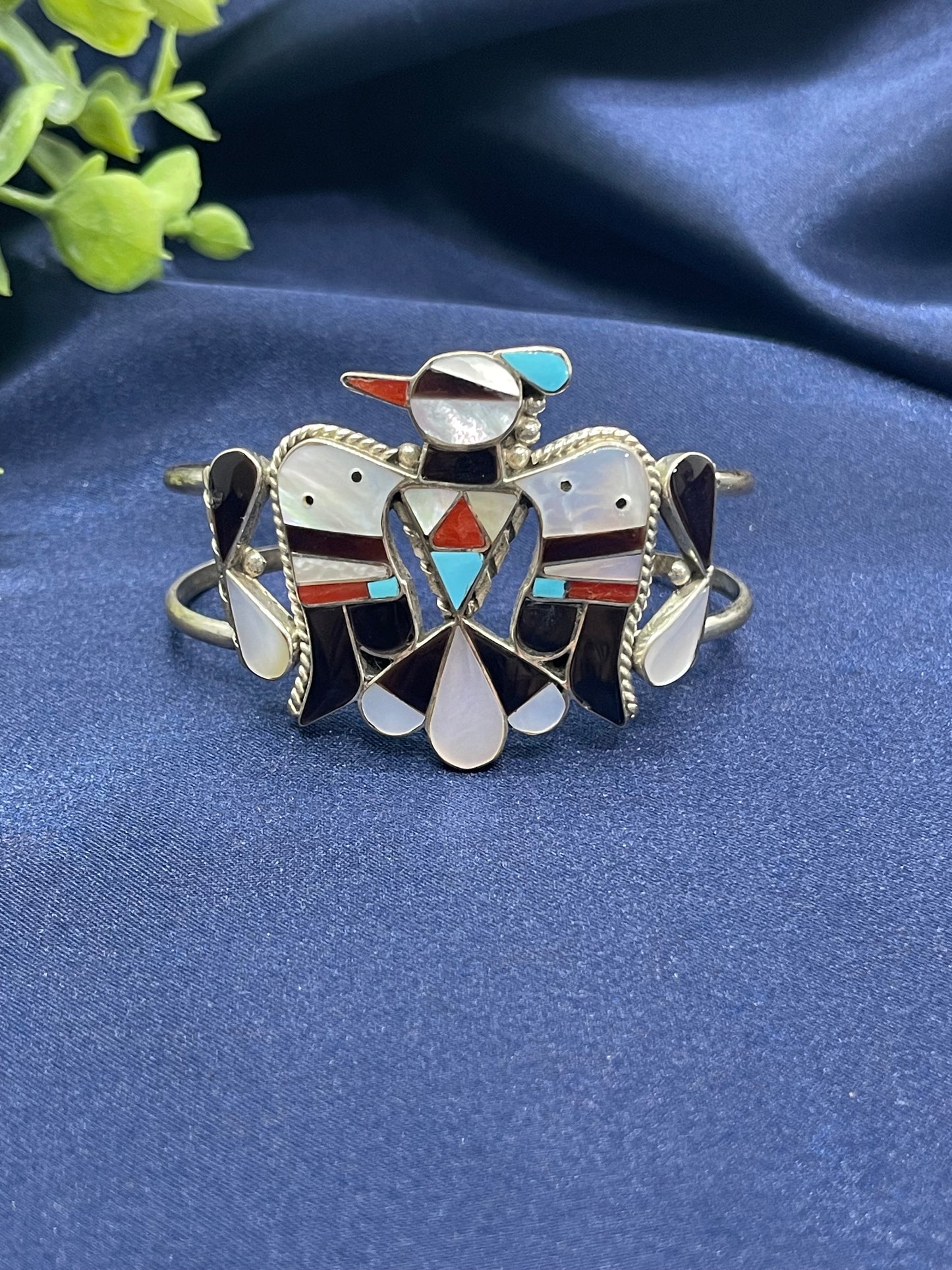 6" Inlay Thunderbird Cuff
