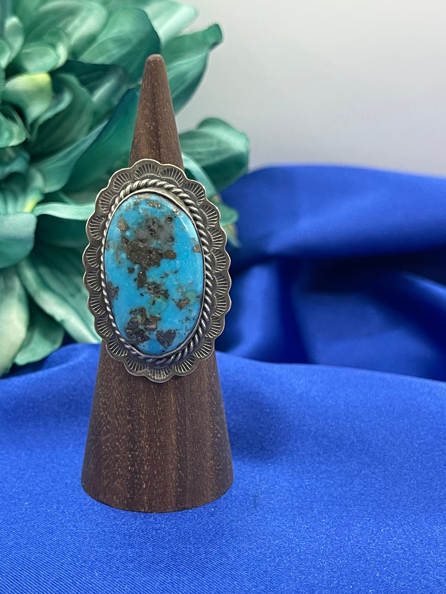 7.0 Persian Turquoise Ring