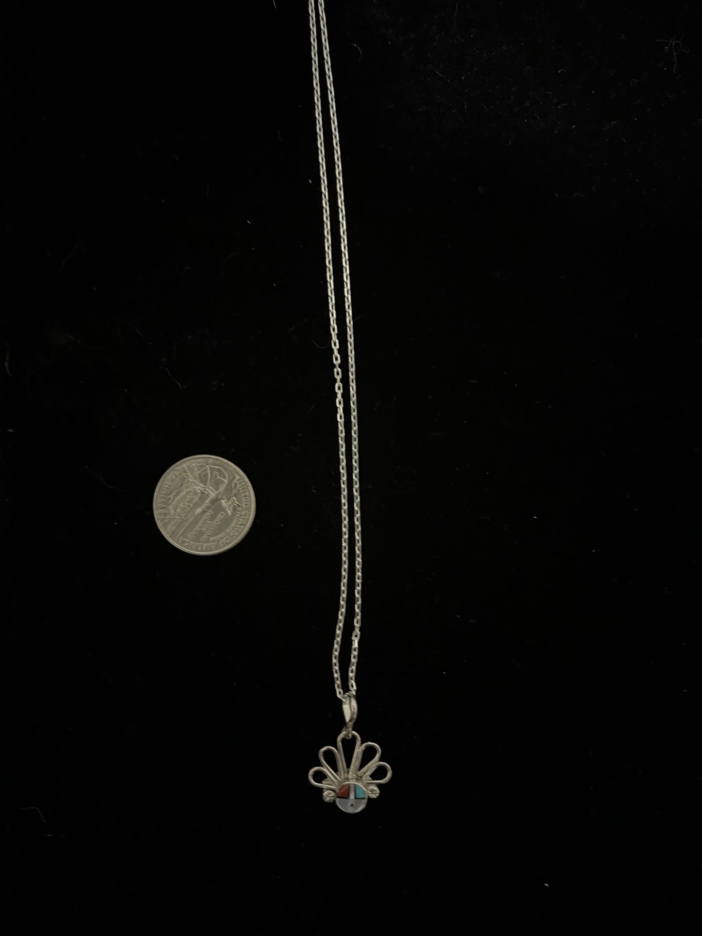 20" Inlay Necklace by Ola Eriacho, Zuni