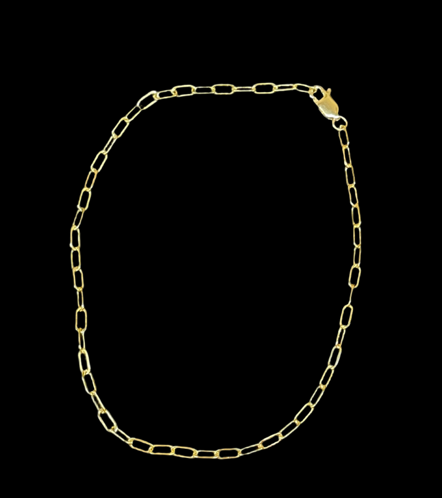 14K Gold Filled Paperclip Chain Anklet