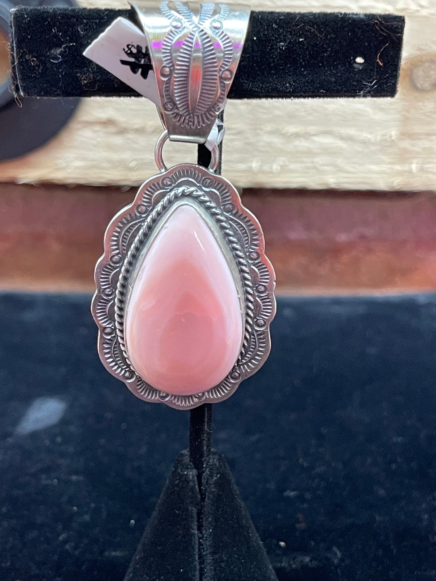 Cotton Candy Tear Drop Pendant