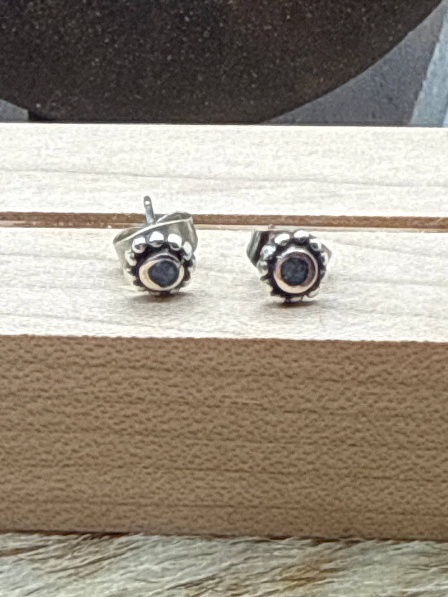 Tiny Opal 5.5 mm Flower Posts