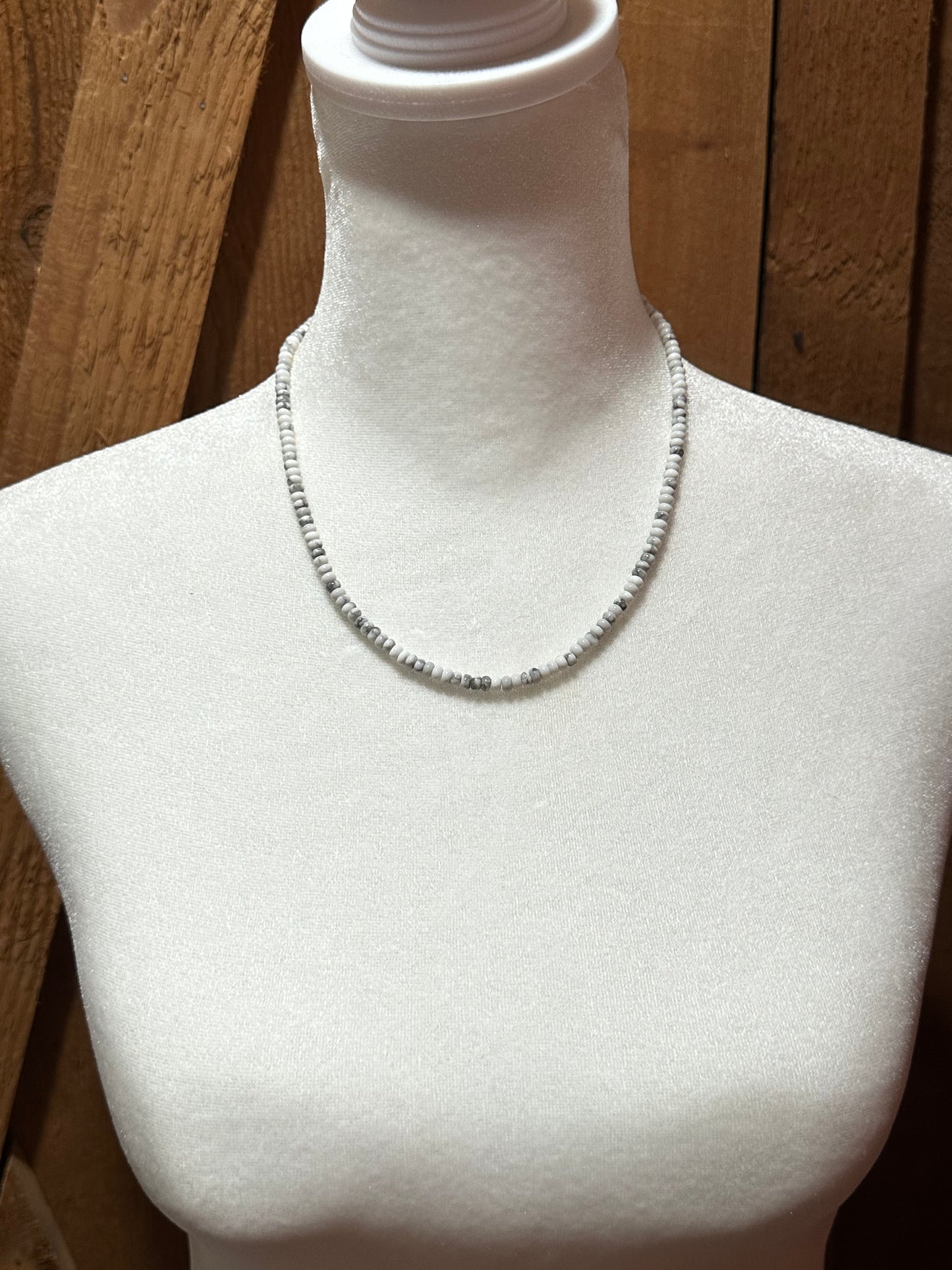 18" Howlite 4.4mm Necklace