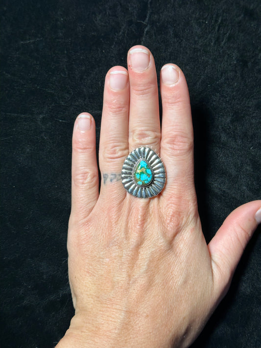 11.0 Sonoran Gold Turquoise Ring