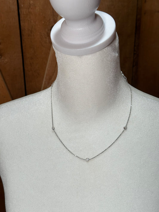 17” Cubic Zirconia Necklace