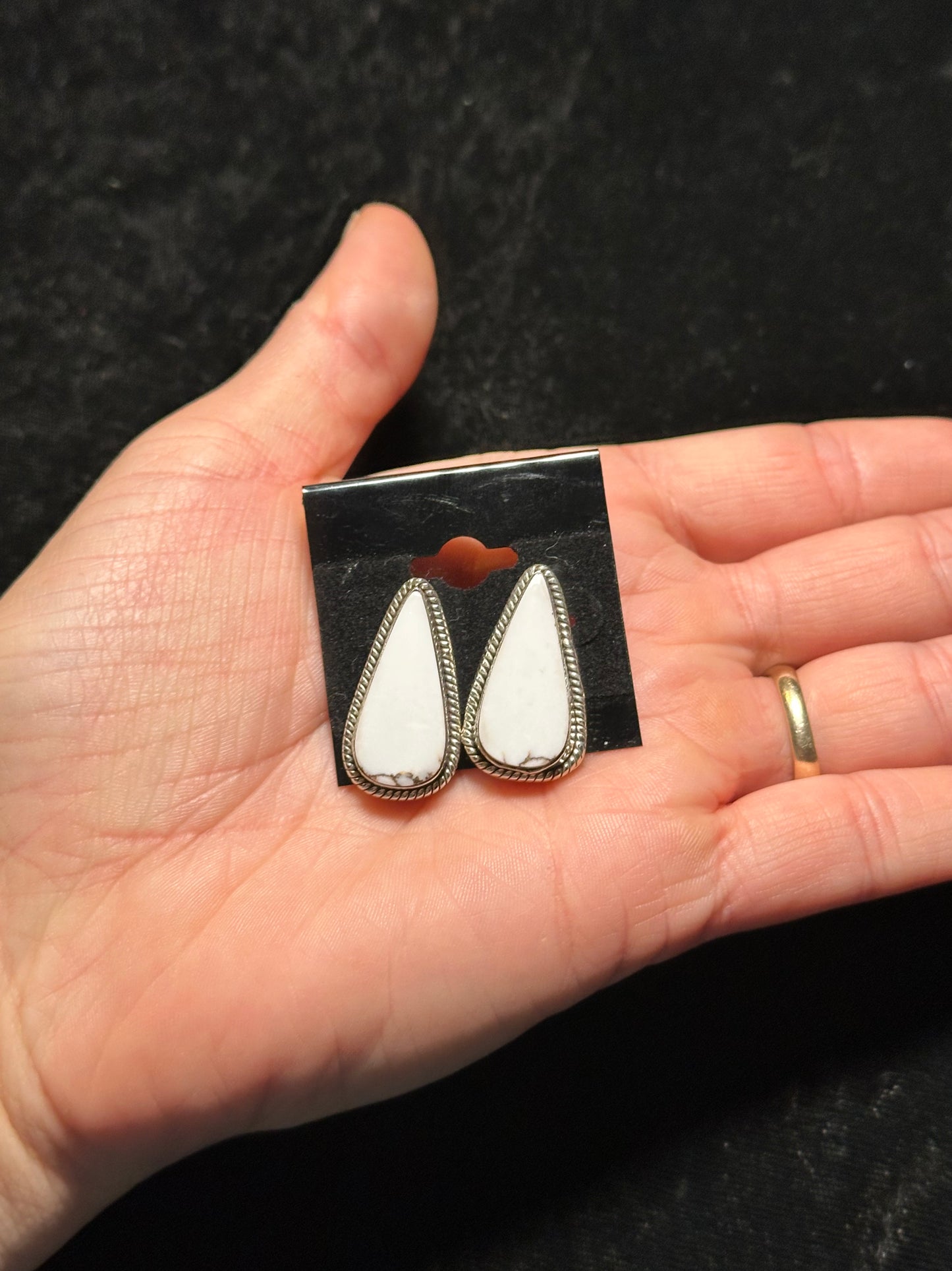 Wild Horse Teardrop Cut Earrings