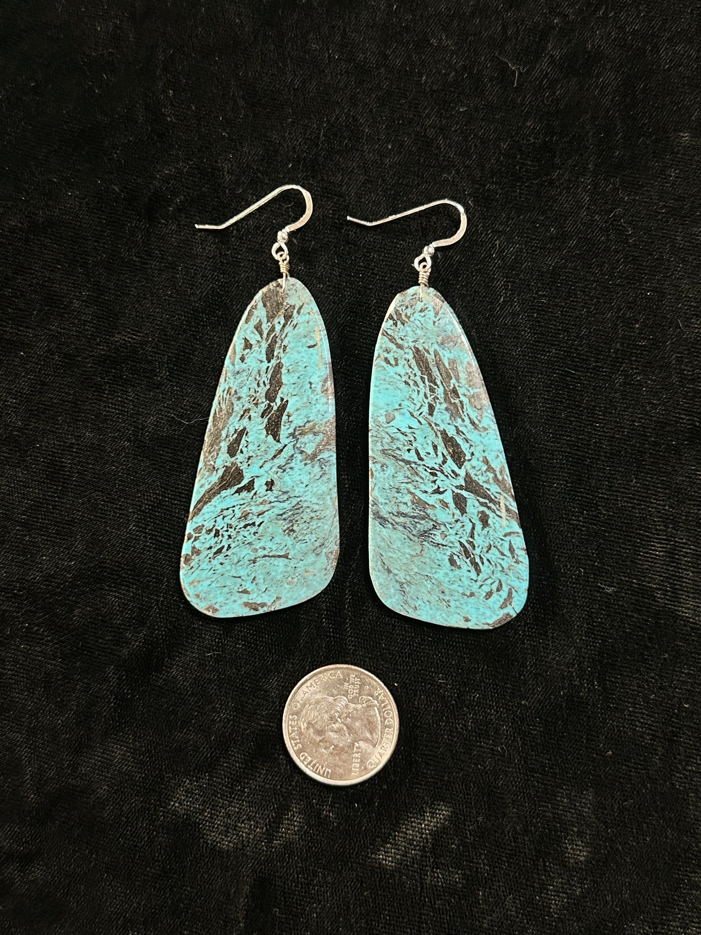 3.5" Kingman Turquoise by Ambrosio Chavez, Santo Domingo