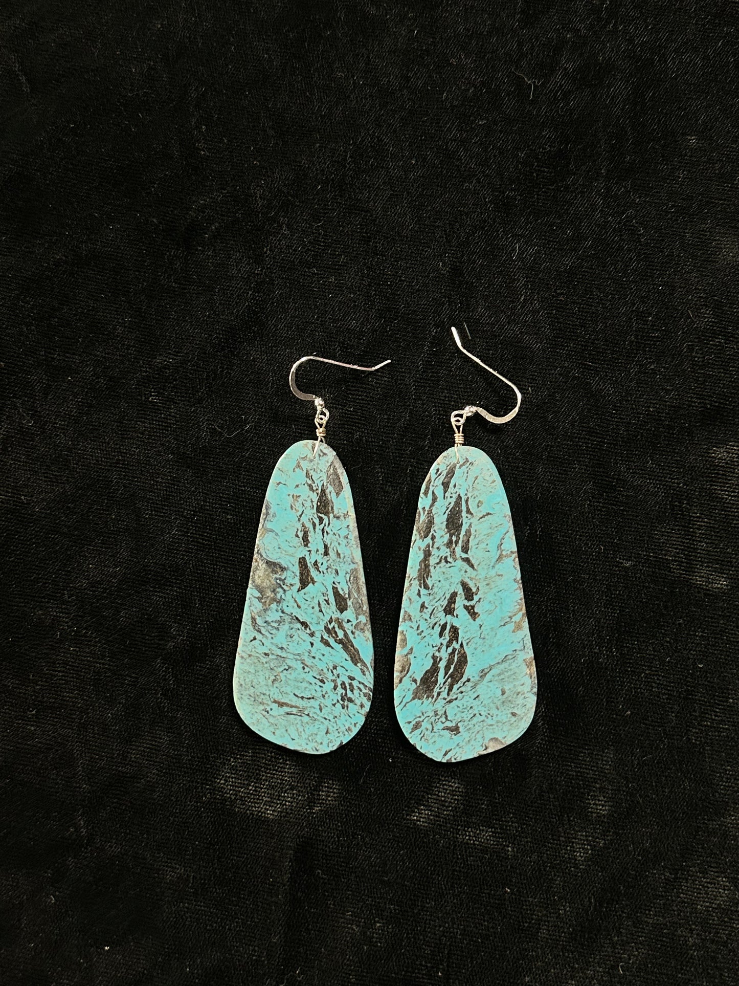 3.5" Kingman Turquoise by Ambrosio Chavez, Santo Domingo