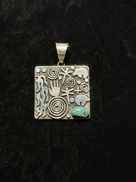 Turquoise Pendant by Alex Sanchez