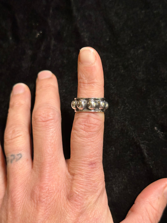 6mm Navajo Pearl Cut Ring