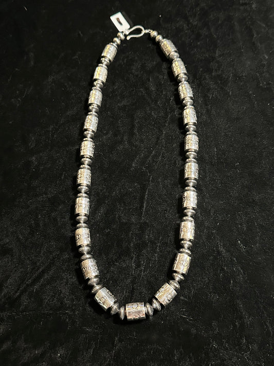 24" 10mm Disk/ 13mm Barrel Beads