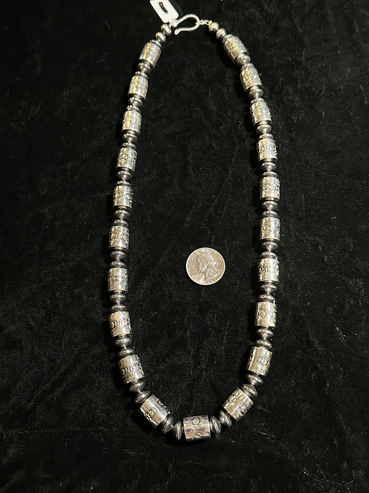 24" 10mm Disk/ 13mm Barrel Beads