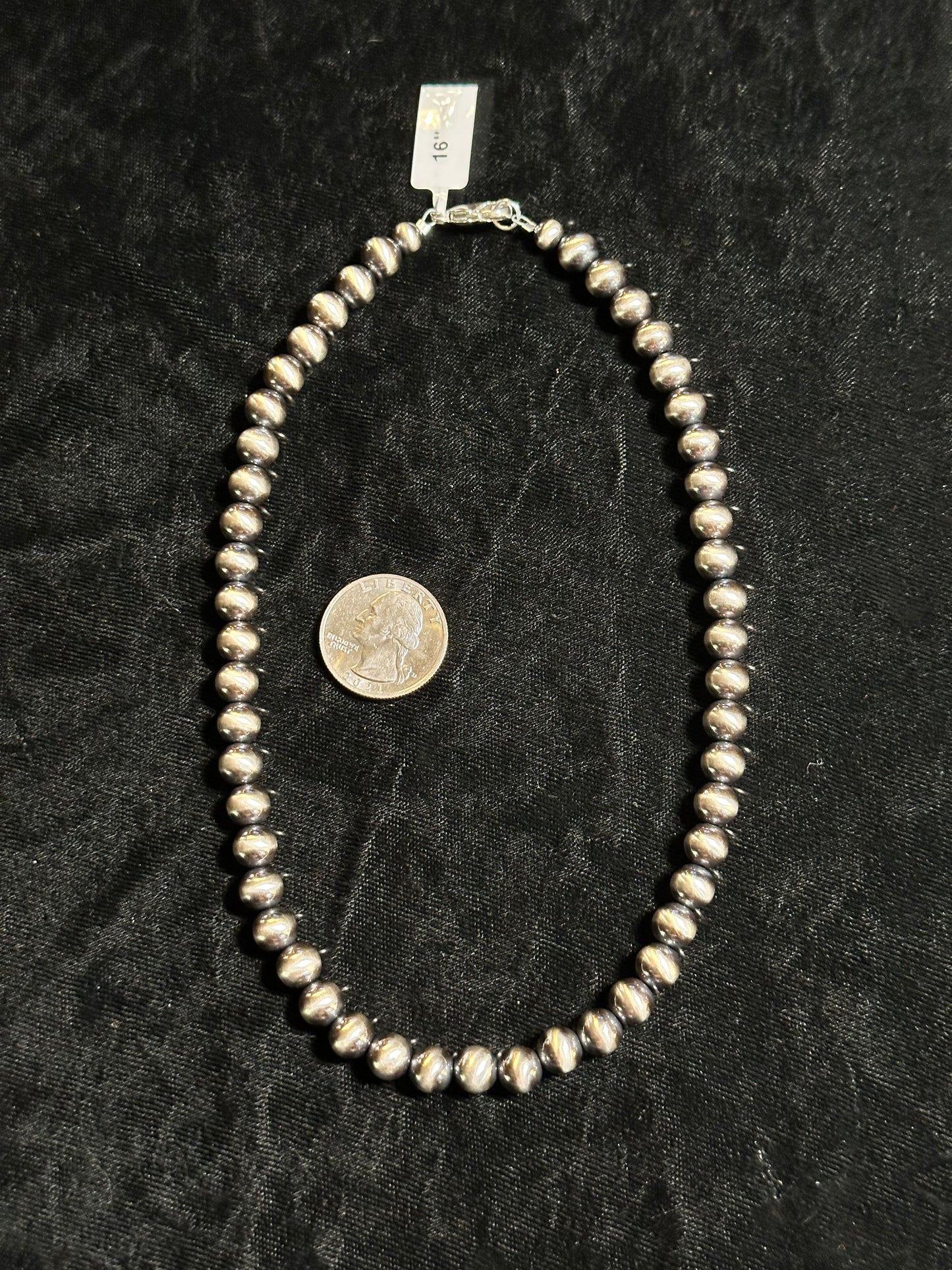 16” 8mm Navajo Pearls