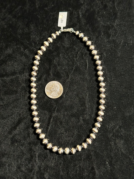 16” 8mm Navajo Pearls