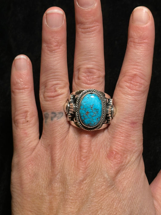 12.0 Egyptian Turquoise Ring