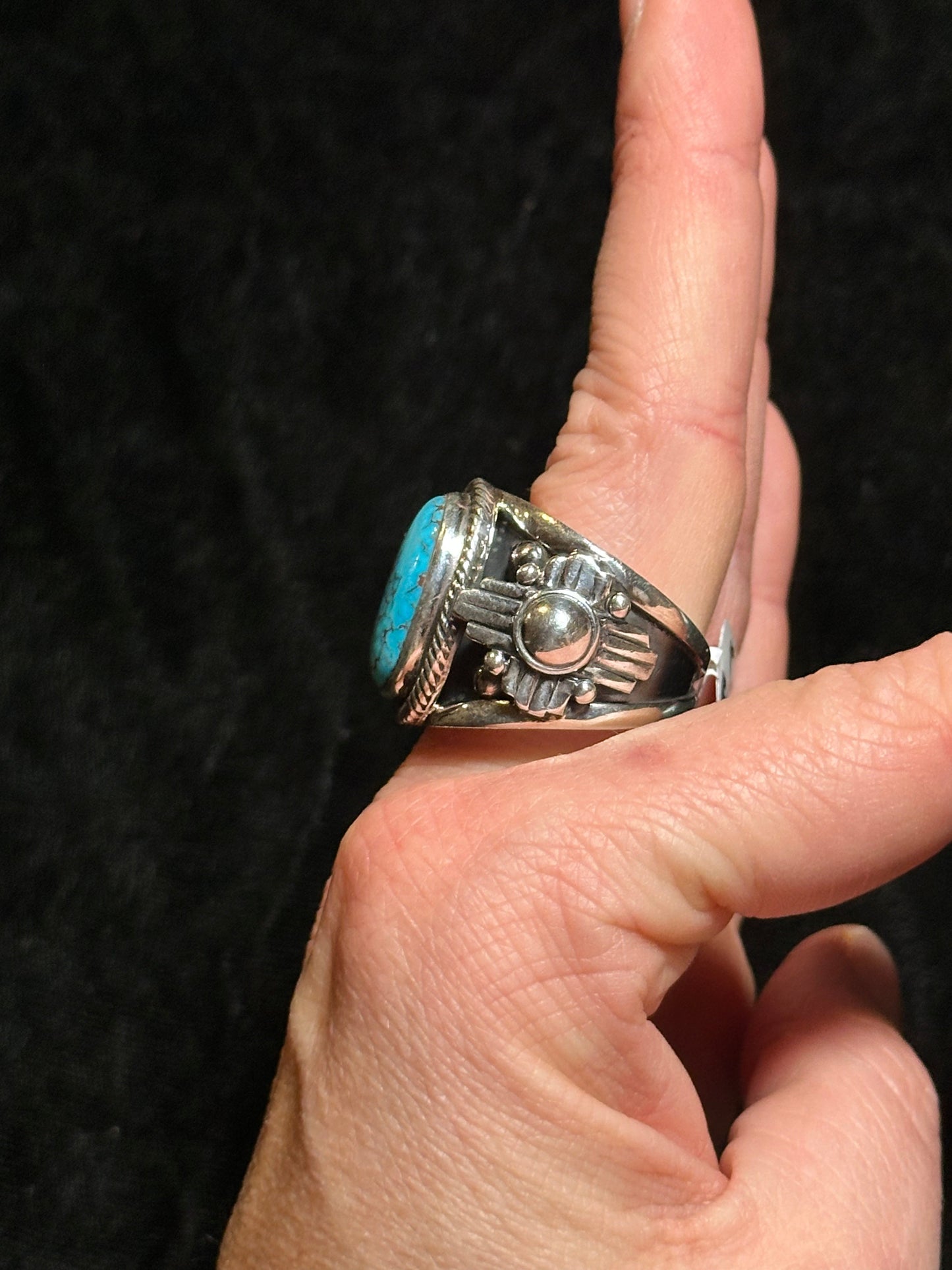 12.0 Egyptian Turquoise Ring