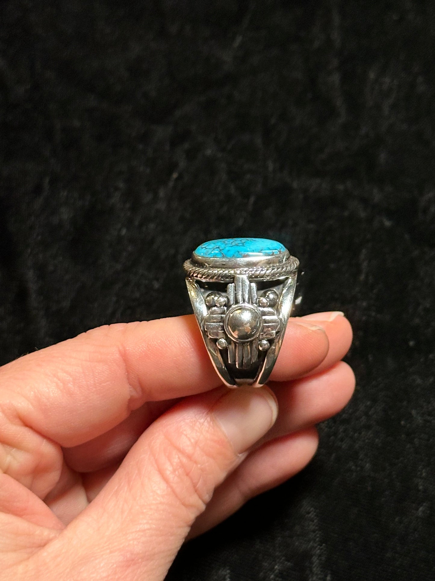 12.0 Egyptian Turquoise Ring