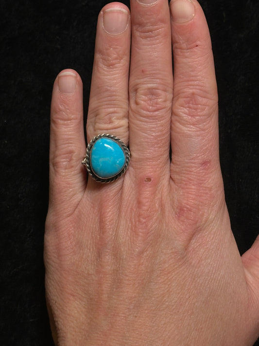 6.0 Kingman Turquoise Ring